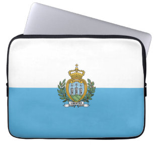 Capa Para Notebook Bandeira de São Marino