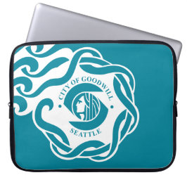 Capa Para Notebook Bandeira de Seattle (Washington)