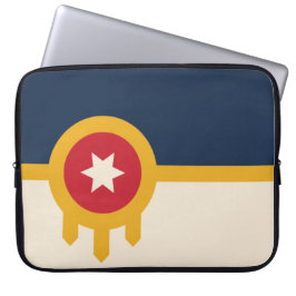 Capa Para Notebook Bandeira de Tulsa (Oklahoma)