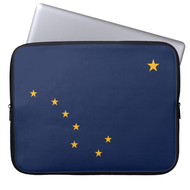 Capa Para Notebook Bandeira do Alasca (Frente)