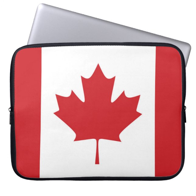 Capa Para Notebook Bandeira do Canadá (Frente)