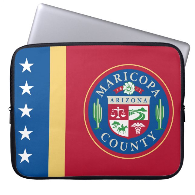 Capa Para Notebook Bandeira do condado de Maricopa (Arizona) (Frente)