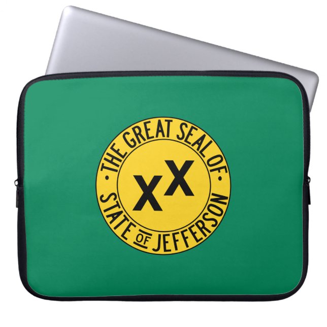 Capa Para Notebook Bandeira do Estado americano proposto de Jefferson (Frente)