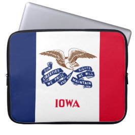 Capa Para Notebook Bandeira do Estado de Iowa