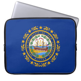 Capa Para Notebook Bandeira do Estado de New Hampshire