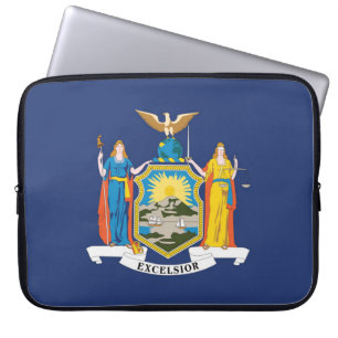 Capa Para Notebook Bandeira do Estado de Nova Iorque, EUA