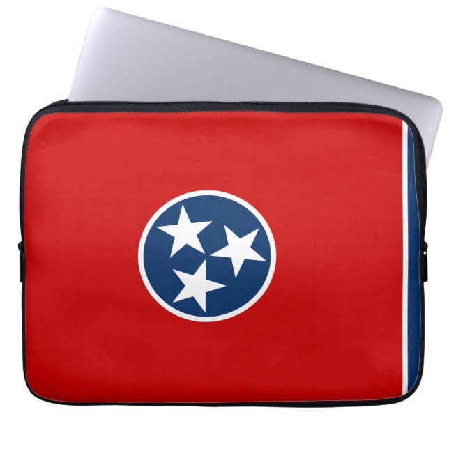 Capa Para Notebook Bandeira do estado de Tennessee (Frente)