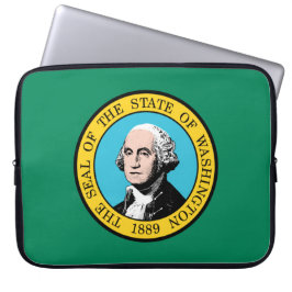 Capa Para Notebook Bandeira do Estado de Washington