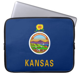 Capa Para Notebook Bandeira do Estado do Kansas
