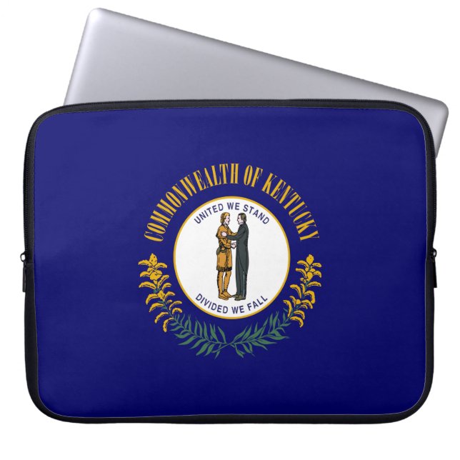 Capa Para Notebook Bandeira do Estado do Kentucky (Frente)