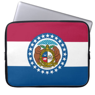 Capa Para Notebook Bandeira do Estado do Missouri