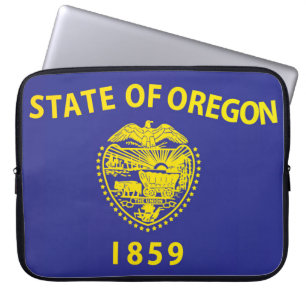 Capa Para Notebook Bandeira do Estado do Oregon, EUA