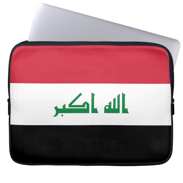 Capa Para Notebook Bandeira do Iraque (Frente)