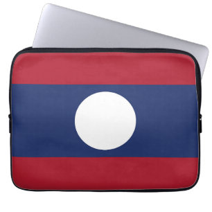 Capa Para Notebook bandeira do Laos