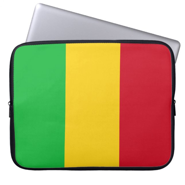Capa Para Notebook Bandeira do Mali (Frente)