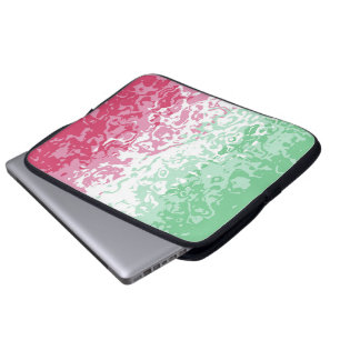 Capa Para Notebook Bandeira do Orgulho Abrosexual de Groovy Abstrato
