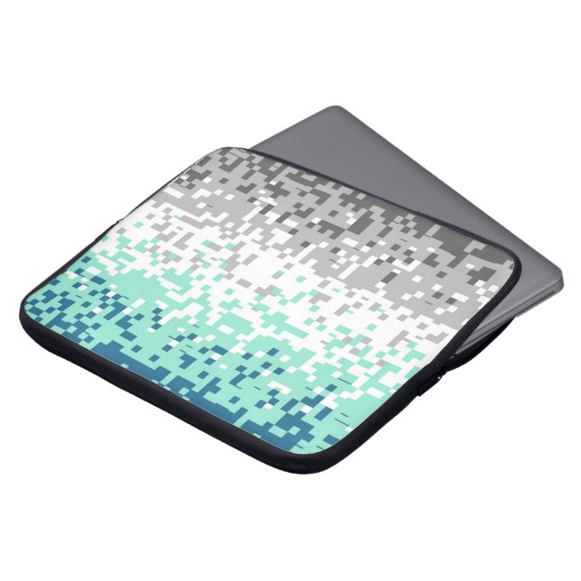 Capa Para Notebook Bandeira do Orgulho Frayromântico Abstrato Pixelad (Frente Topo)