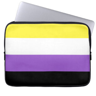 Capa Para Notebook Bandeira do Orgulho Não Binário