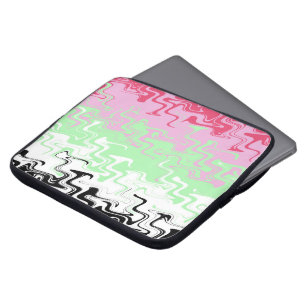 Capa Para Notebook Bandeira do Orgulho Recíproco Abstrata Ondulada Tr