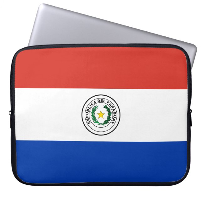 Capa Para Notebook Bandeira do Paraguai (Frente)
