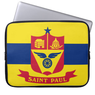 Capa Para Notebook Bandeira do Santo Paul (Minnesota)