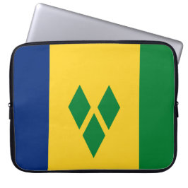 Capa Para Notebook Bandeira do Santo Vicente e Granadinas