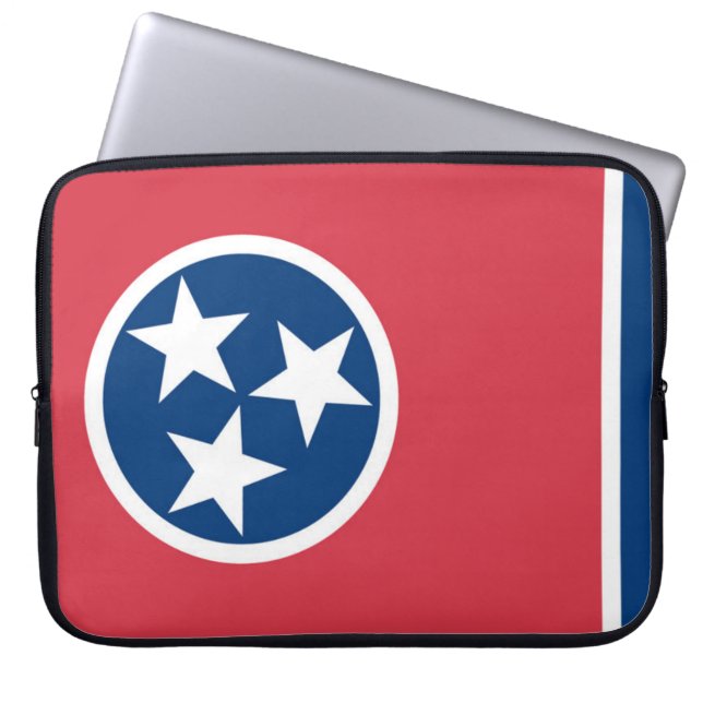 Capa Para Notebook Bandeira do Tennessee, EUA (Frente)