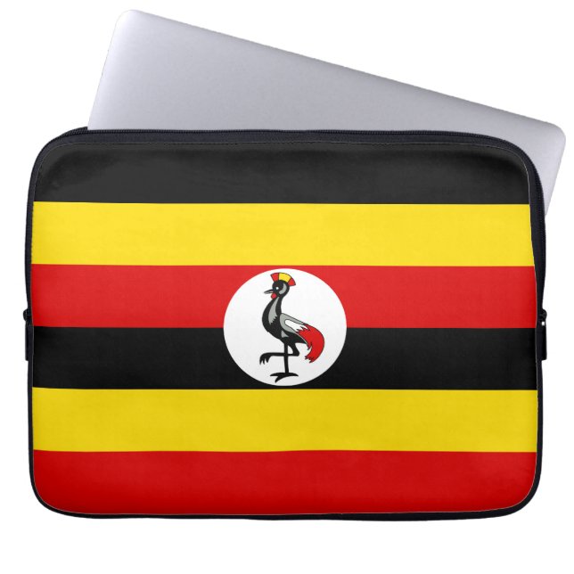 Capa Para Notebook Bandeira do Uganda (Frente)