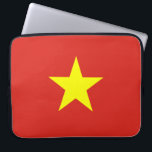 Capa Para Notebook Bandeira do Vietname<br><div class="desc">Essa design apresenta a bandeira nacional do Vietnã (oficialmente conhecida como República Socialista do Vietnã), que é um país do Sudeste Asiático. É o país mais oriental da Península Indochinesa. O Vietname tem fronteiras terrestres com a China a norte; e o Laos e o Camboja a oeste. O Vietname tem...</div>