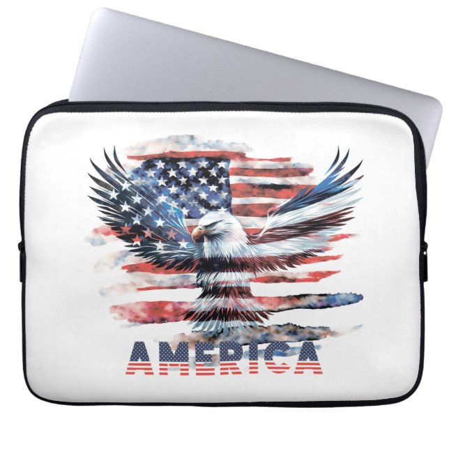 Capa Para Notebook Bandeira dos Estados Unidos. América (Frente)
