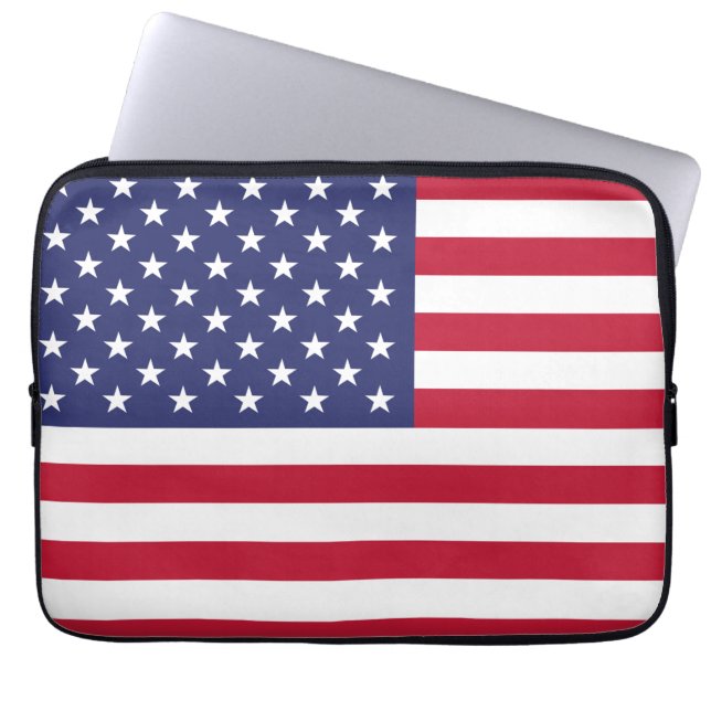 Capa Para Notebook Bandeira dos Estados Unidos da América (Frente)