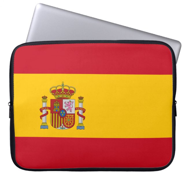 Capa Para Notebook Bandeira Espanhola (Espanha) (Frente)