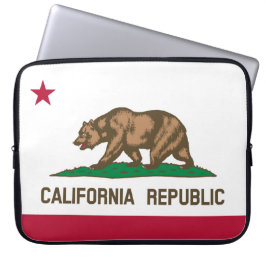Capa Para Notebook Bandeira Estadual da Califórnia