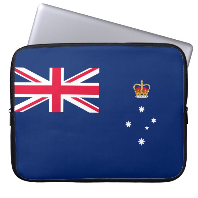 Capa Para Notebook Bandeira Estadual de Victoria (Austrália) (Frente)
