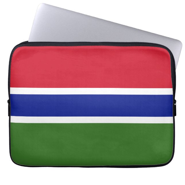 Capa Para Notebook Bandeira Gâmbia (Frente)