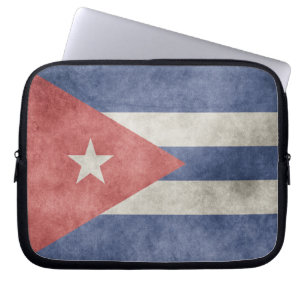 Capa Para Notebook Bandeira Grunge Cuba