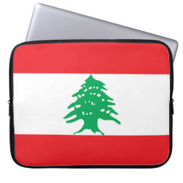 Capa Para Notebook Bandeira Libanesa (Bandeira do Líbano)