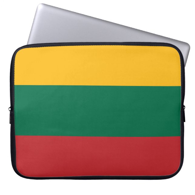Capa Para Notebook Bandeira lituana (Frente)