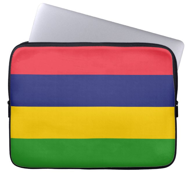 Capa Para Notebook Bandeira Maurícia (Frente)