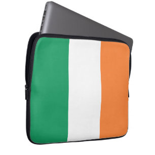 Capa Para Notebook Bandeira Nacional da Irlanda, Padrão Irlandês, Est