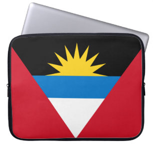 Capa Para Notebook Bandeira Patriótica de Antígua e Barbuda