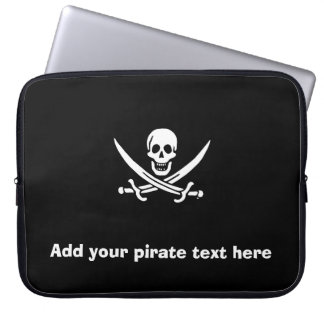 Capa Para Notebook Bandeira pirata de Jolly roger