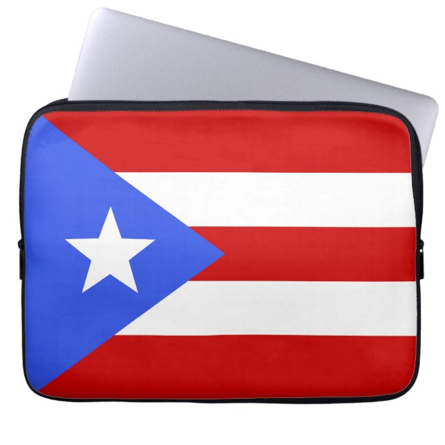 Capa Para Notebook bandeira Porto Rico (Frente)