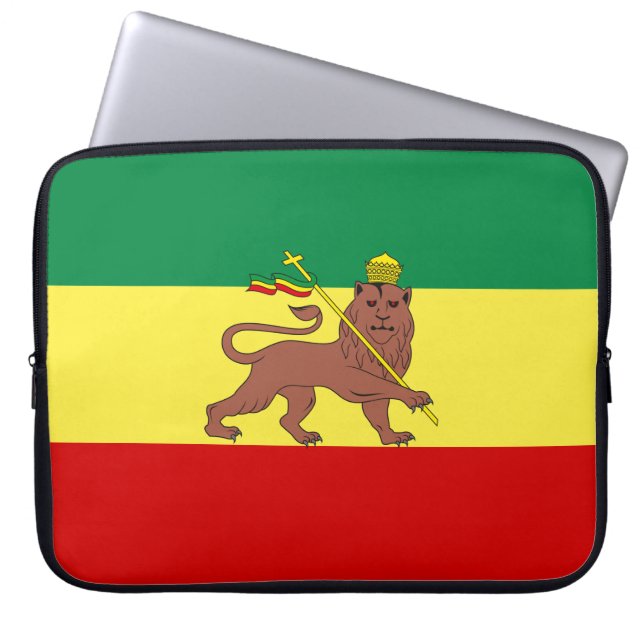 Capa Para Notebook Bandeira Rastafariana (Rastafarianismo) (rasta) (Frente)