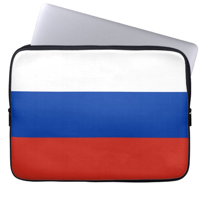 Capa Para Notebook bandeira russa (Frente)