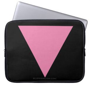Capa Para Notebook bandeira triângulo rosa SlipperyJoe's símbolo rosa