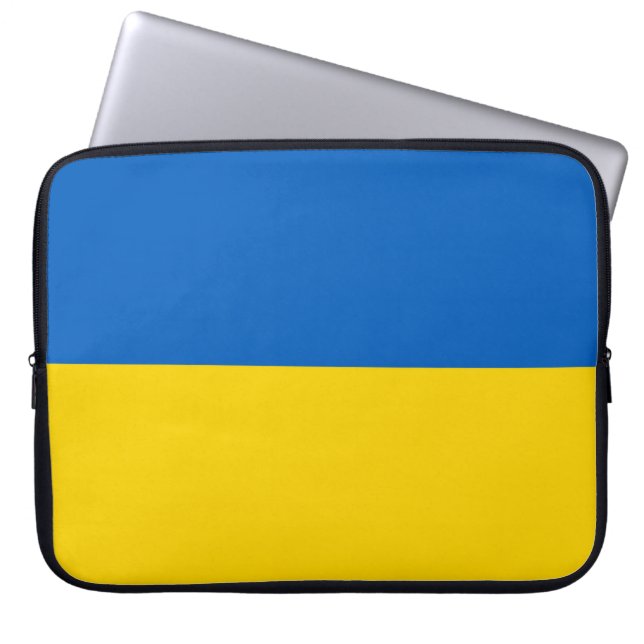 Capa Para Notebook Bandeira Ucraniana (Ucrânia) (Frente)