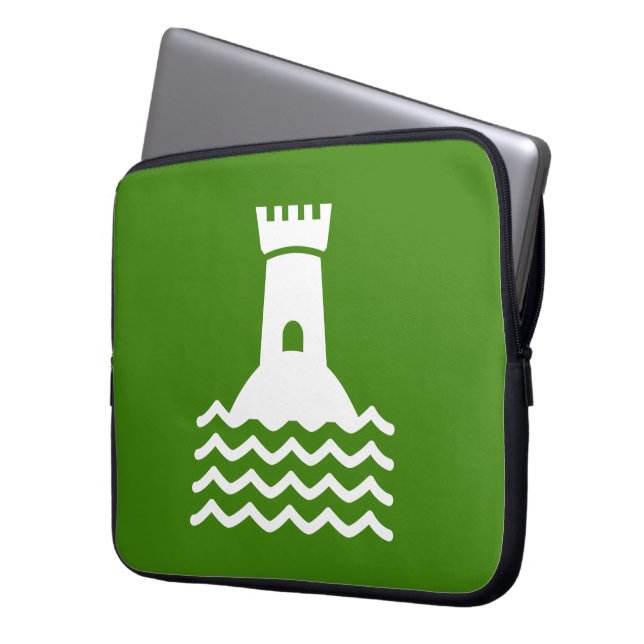 Capa Para Notebook Bandeira Vetrávia - Bolsa de laptop (Frente Esquerda)