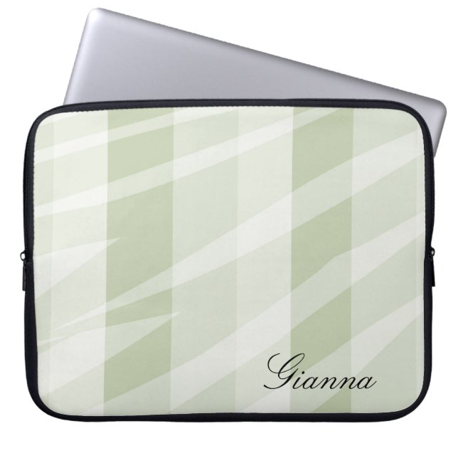 Capa Para Notebook Bandeiras Brancas Mint Green (Frente)