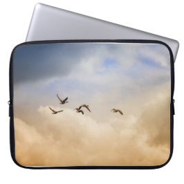 Capa Para Notebook Bando de Aves em Voo